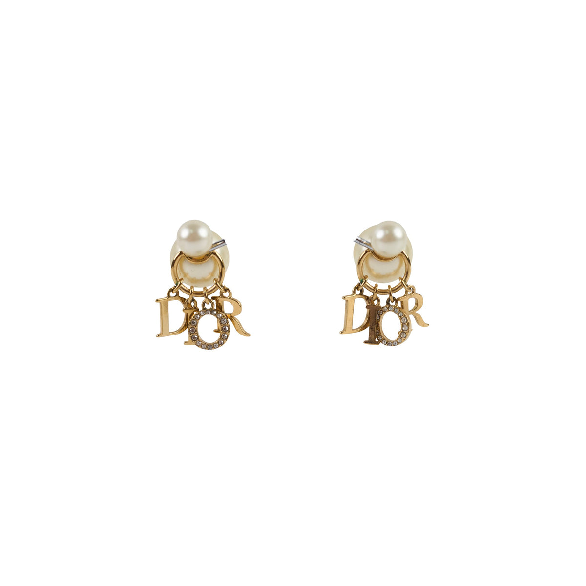 Christian Dior Tribale Earrings with Pearls & Crystal Costume Jewellery - photo 1