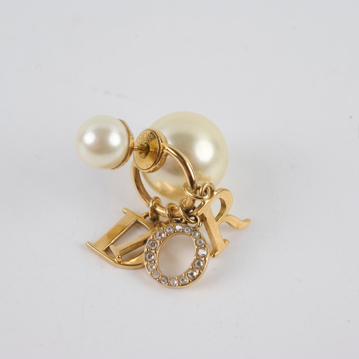 Christian Dior Tribale Earrings with Pearls & Crystal Costume Jewellery - photo 3