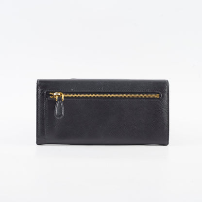 Prada Saffiano Black Long Wallet - photo 2