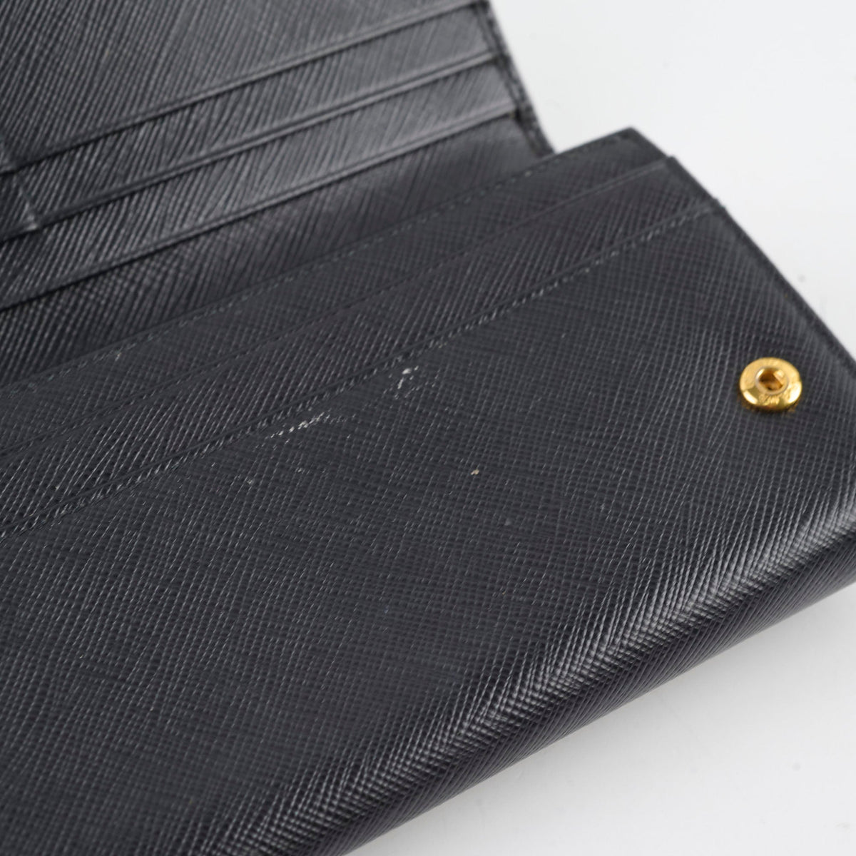Prada Saffiano Black Long Wallet - photo 5