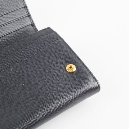 Prada Saffiano Black Long Wallet - photo 7