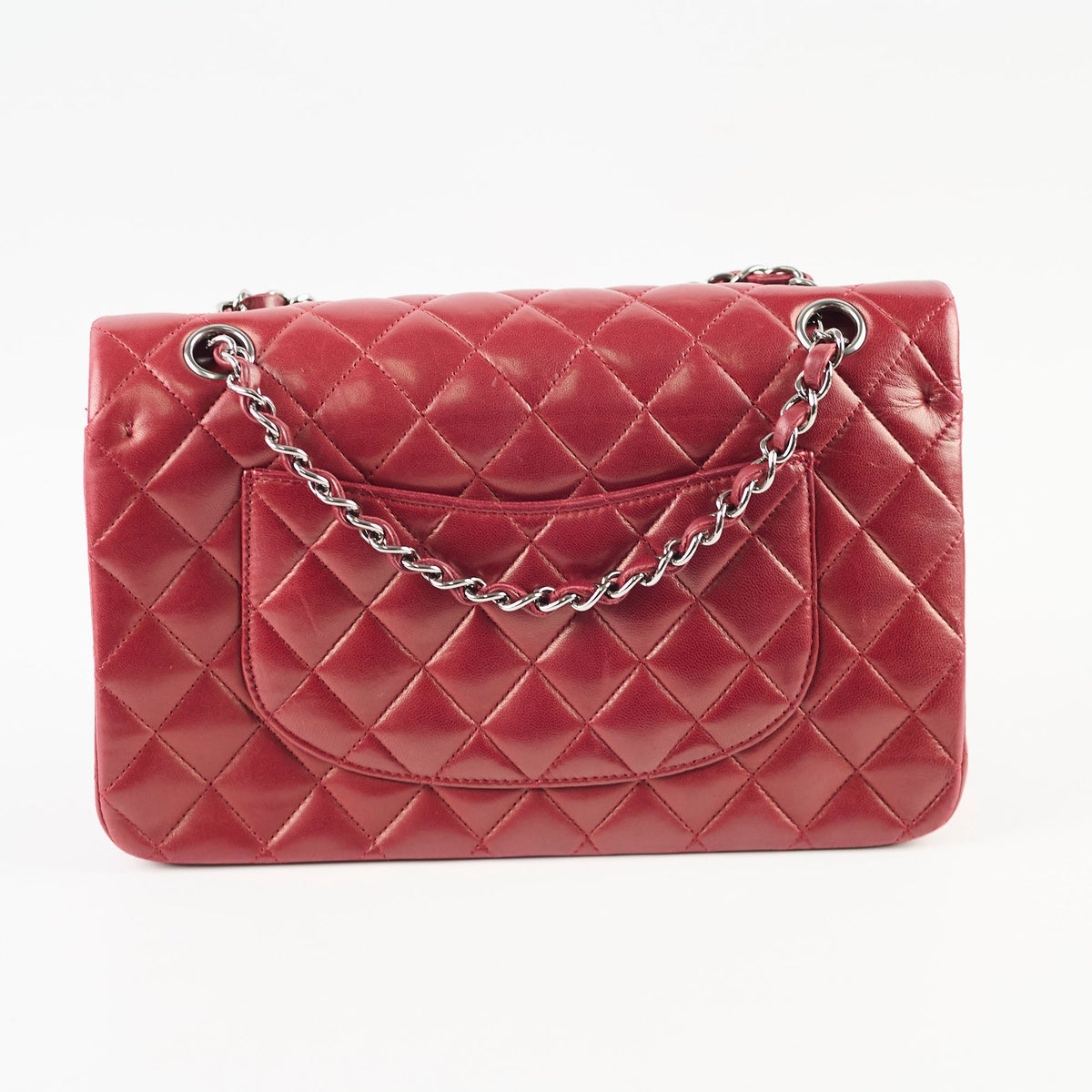 Chanel Classic Flap Medium M/L Lambskin Dark Red (10 Series) - photo 3