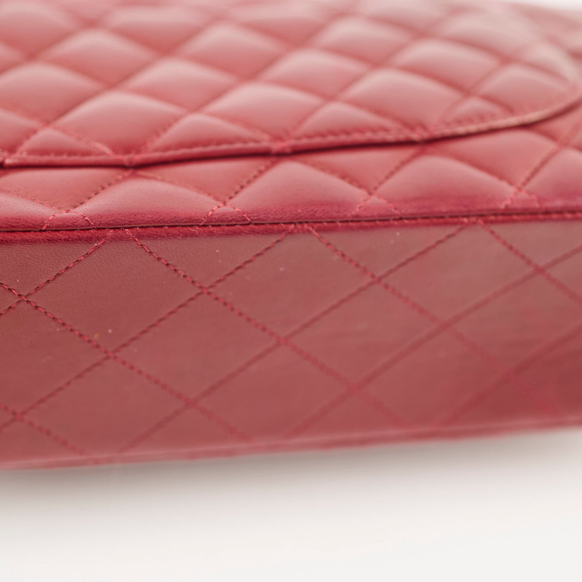 Chanel Classic Flap Medium M/L Lambskin Dark Red (10 Series) - photo 19