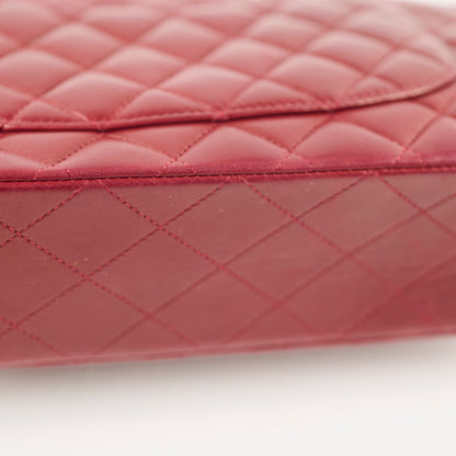 Chanel Classic Flap Medium M/L Lambskin Dark Red (10 Series) - photo 19