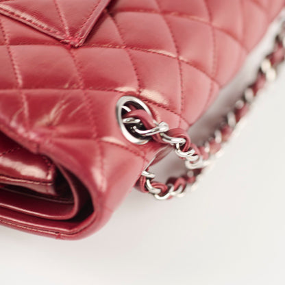 Chanel Classic Flap Medium M/L Lambskin Dark Red (10 Series) - photo 5