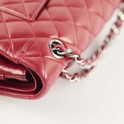 Chanel Classic Flap Medium M/L Lambskin Dark Red (10 Series) - photo 6