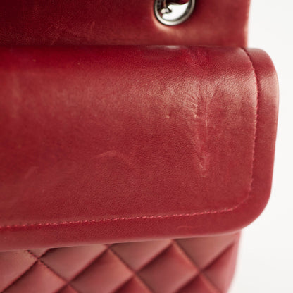 Chanel Classic Flap Medium M/L Lambskin Dark Red (10 Series) - photo 12