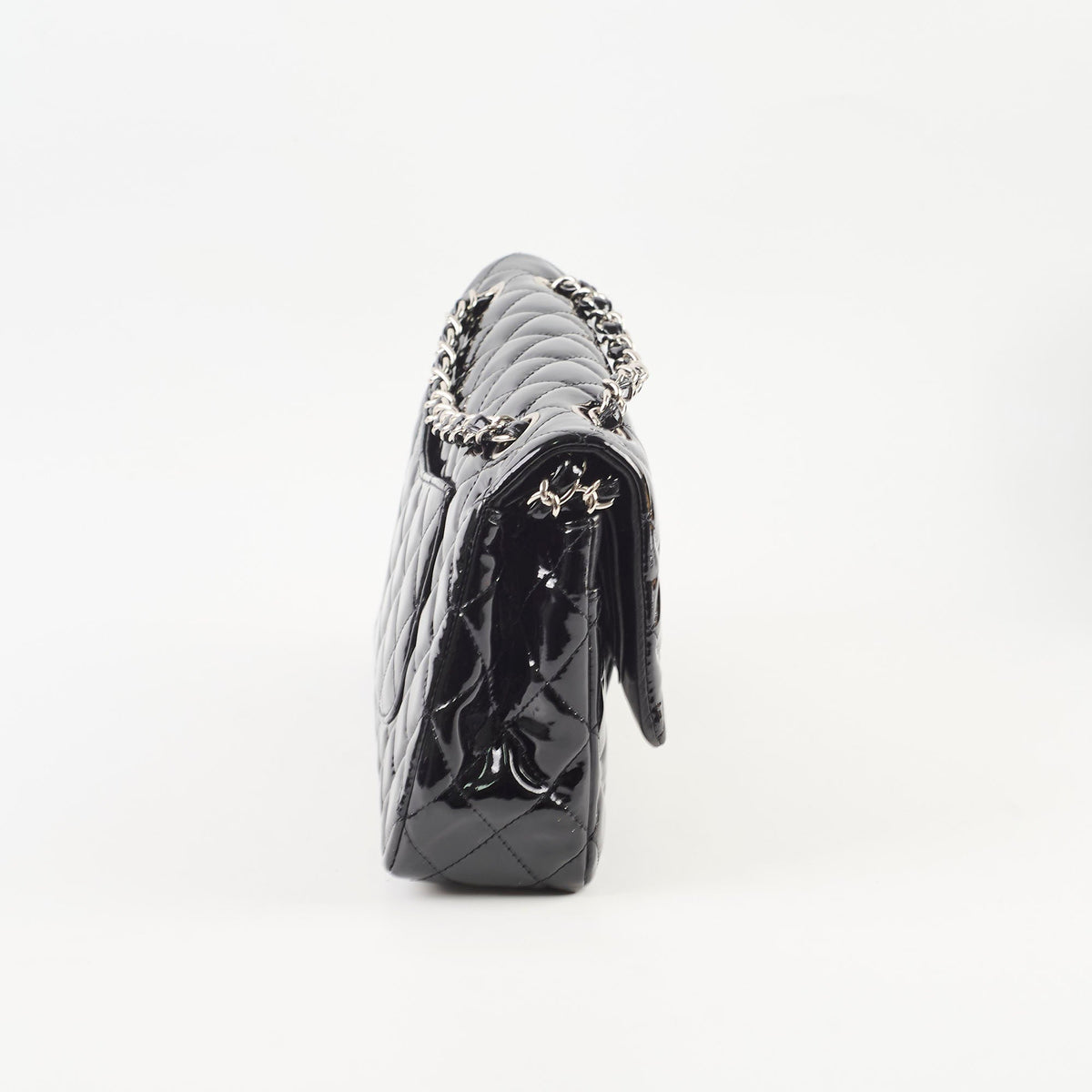 Chanel Classic Flap Medium M/L Patent Black (13 Series) - photo 2