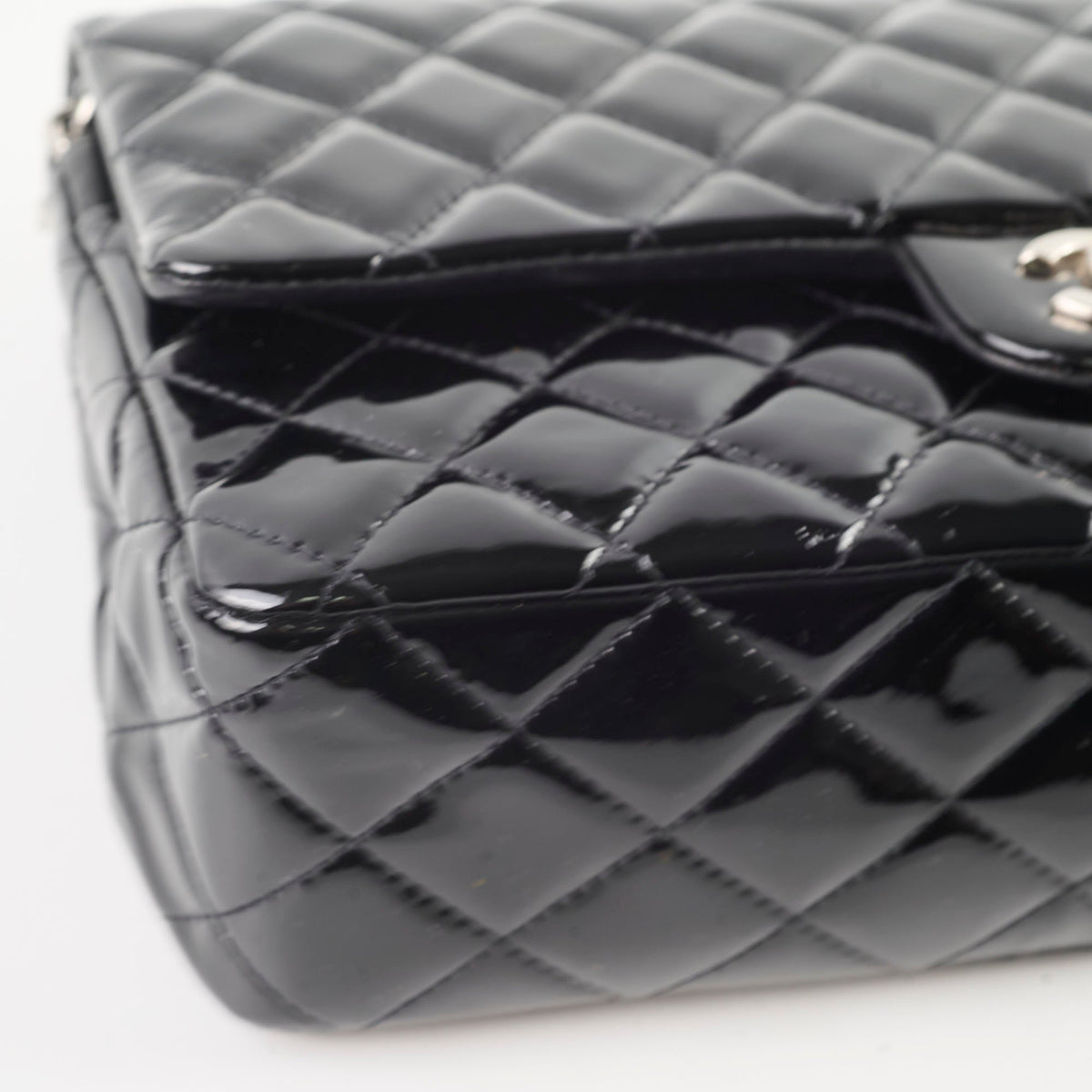 Chanel Classic Flap Medium M/L Patent Black (13 Series) - photo 16