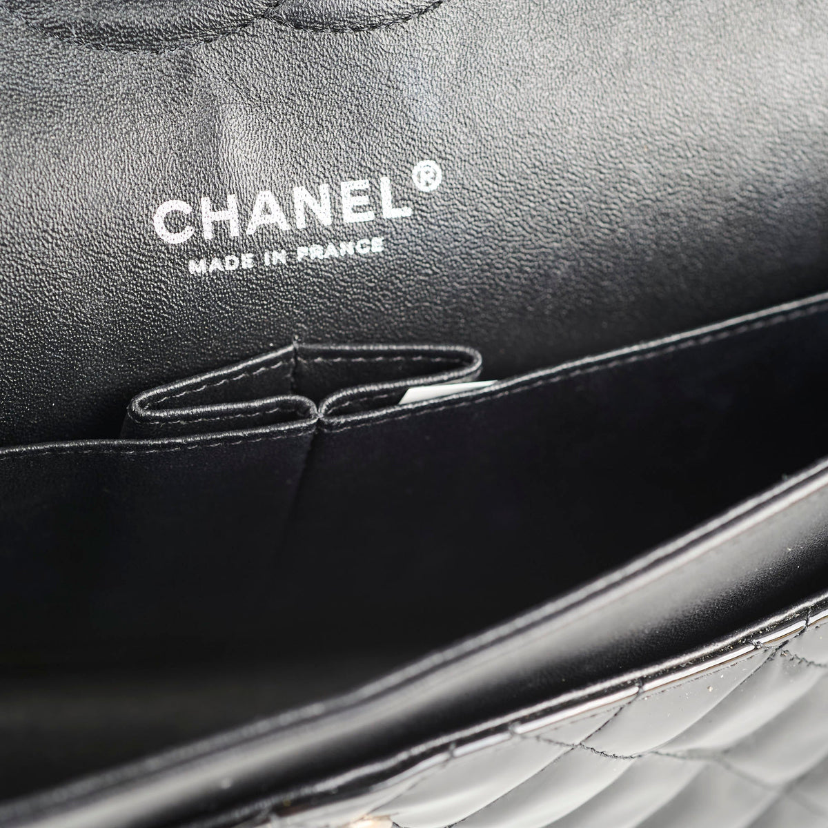 Chanel Classic Flap Medium M/L Patent Black (13 Series) - photo 15