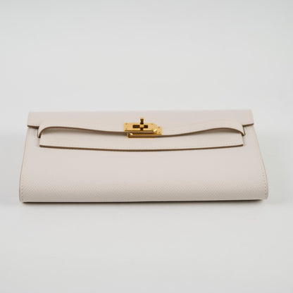 Hermes Kelly To Go Epsom in Gris Pale - photo 4