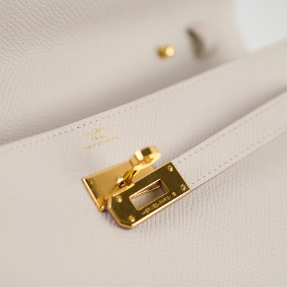 Hermes Kelly To Go Epsom in Gris Pale - photo 11