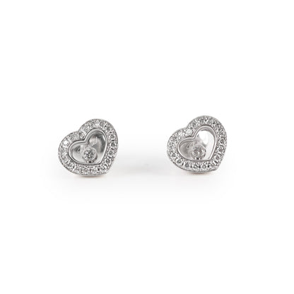 Chopard Happy Diamonds Icons Earrings White Gold - photo 1