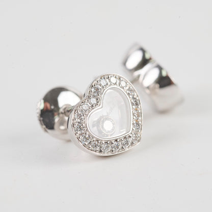 Chopard Happy Diamonds Icons Earrings White Gold - photo 3