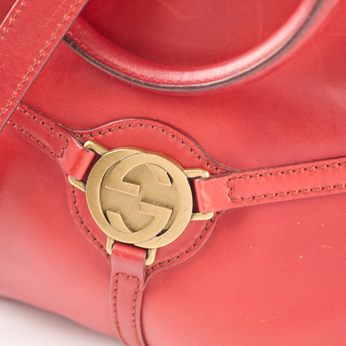 Gucci Vintage Top Handle Red - photo 4