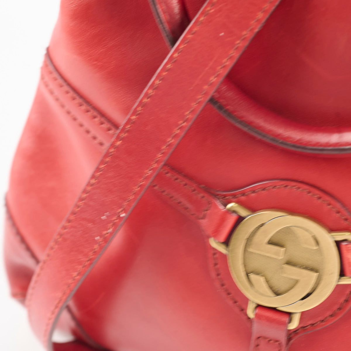 Gucci Vintage Top Handle Red - photo 5