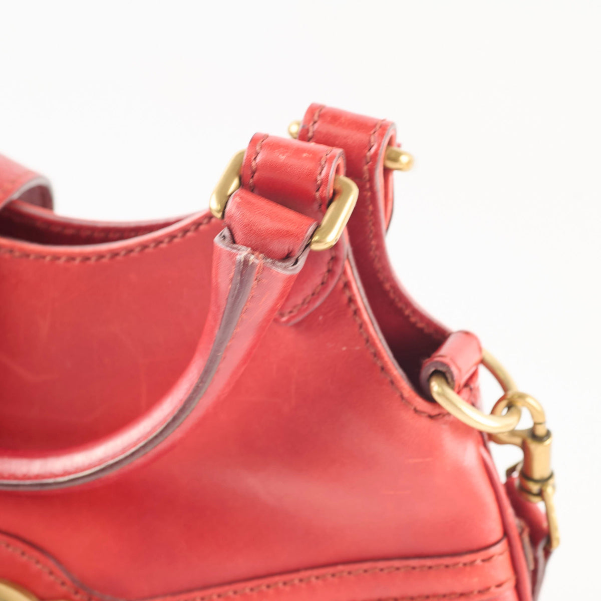 Gucci Vintage Top Handle Red - photo 6