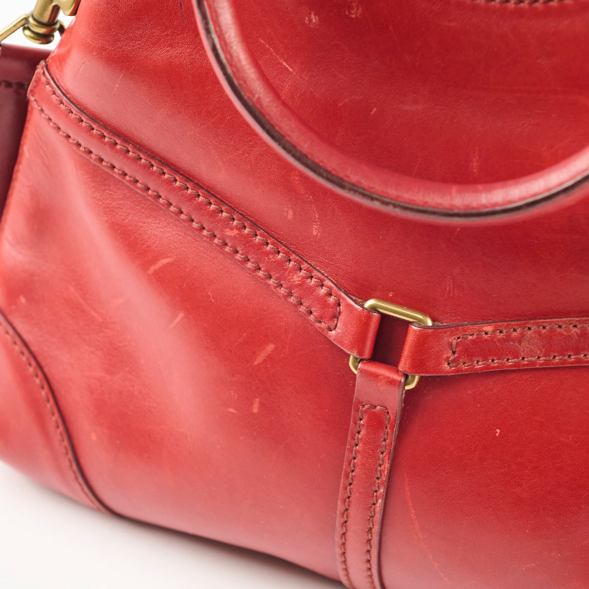 Gucci Vintage Top Handle Red - photo 7