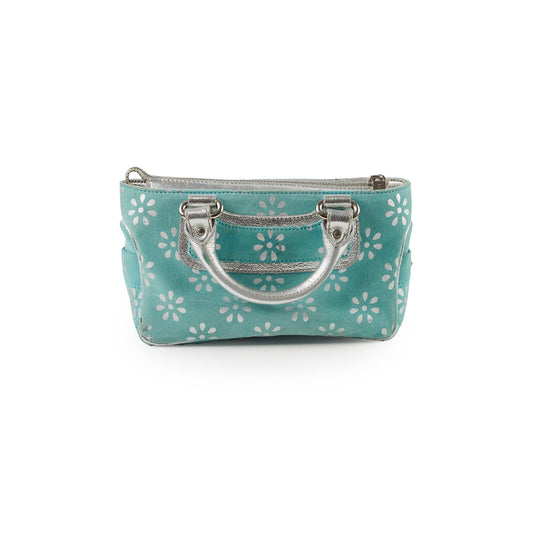 Celine Top Handle Tiffany Blue Suede - photo 1