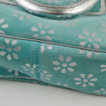 Celine Top Handle Tiffany Blue Suede - photo 6