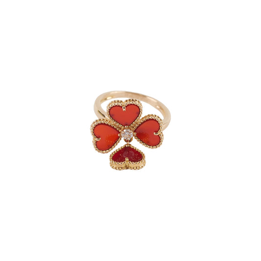 Van Cleef & Arpels Sweet Hearts Ring Size 53 - photo 1