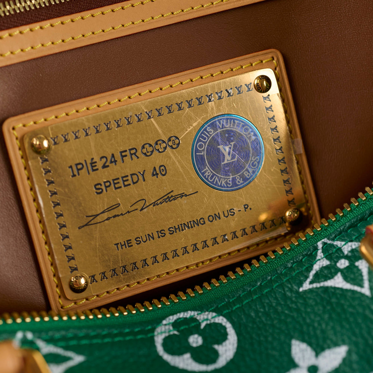 Louis Vuitton P9 Speedy Size 40 Green - photo 19