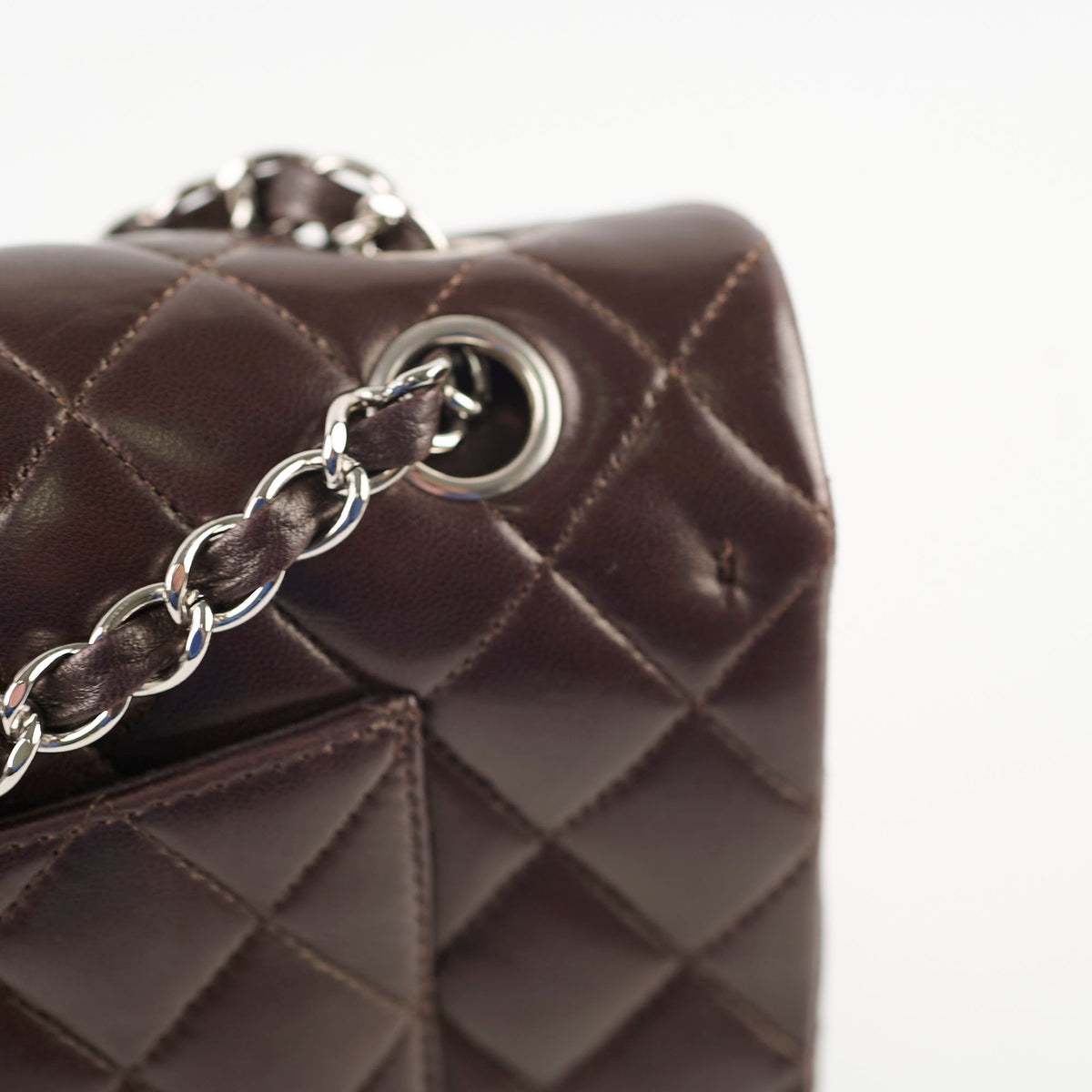 Chanel Classic Flap Medium/Large Lambskin Dark Brown - photo 7