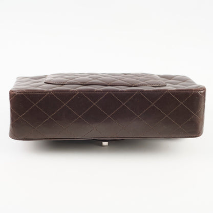 Chanel Classic Flap Medium/Large Lambskin Dark Brown - photo 4