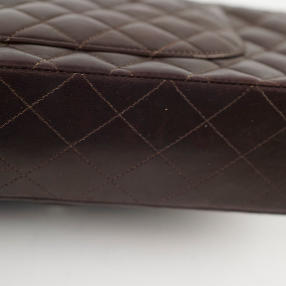 Chanel Classic Flap Medium/Large Lambskin Dark Brown - photo 17