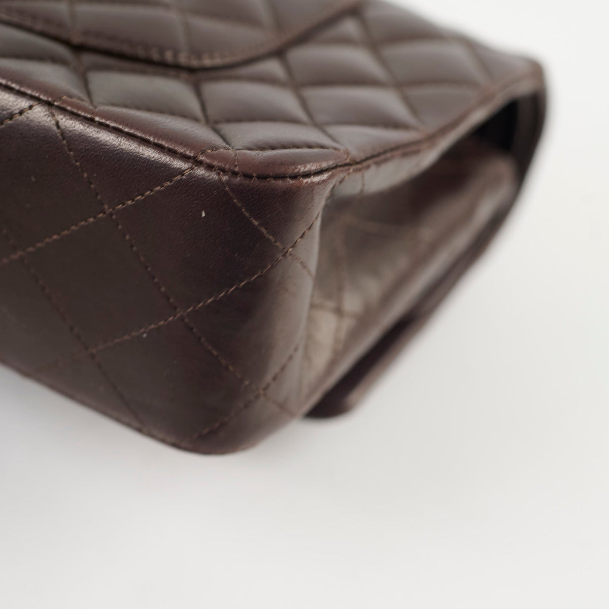 Chanel Classic Flap Medium/Large Lambskin Dark Brown - photo 18