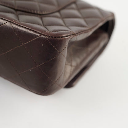 Chanel Classic Flap Medium/Large Lambskin Dark Brown - photo 18