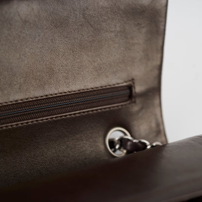 Chanel Classic Flap Medium/Large Lambskin Dark Brown - photo 11