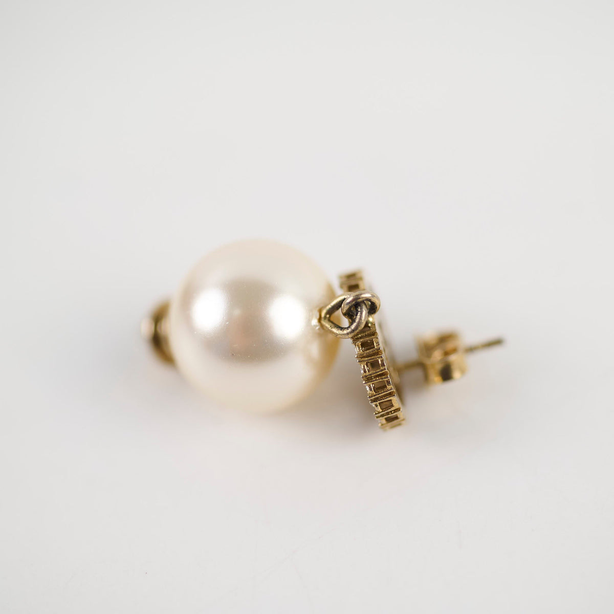 Gucci GG Crystal Pearl Earrings Costume Jewellery - photo 4