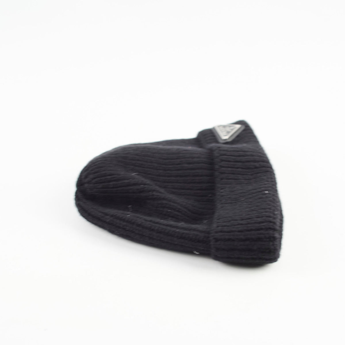 Prada Knit Beanie Black - Size L - photo 2