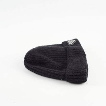 Prada Knit Beanie Black - Size L - photo 3