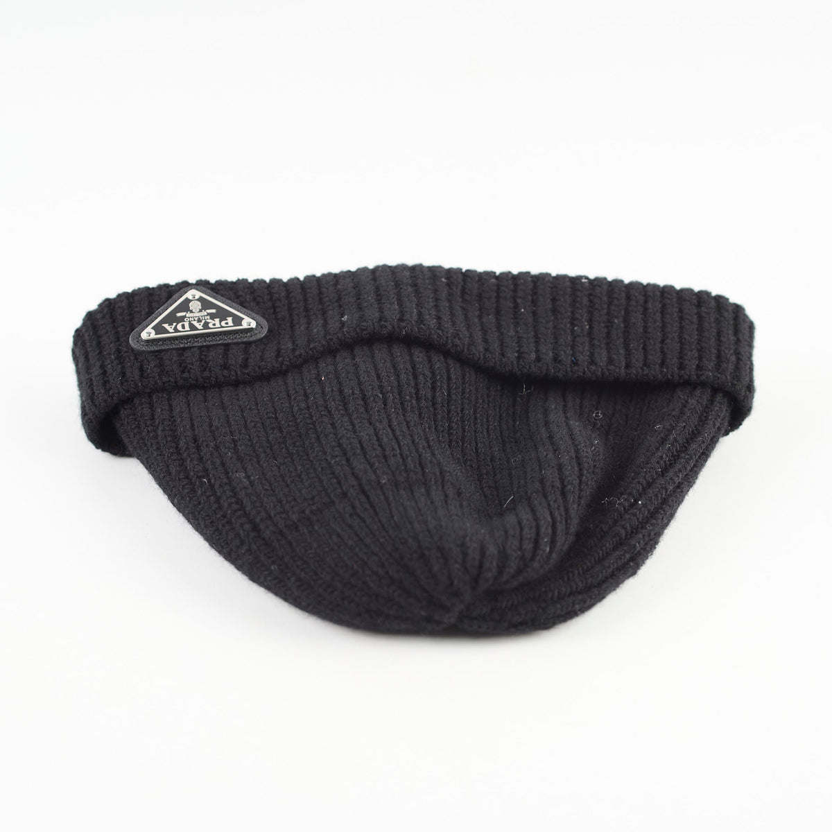 Prada Knit Beanie Black - Size L - photo 4