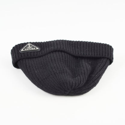 Prada Knit Beanie Black - Size L - photo 4
