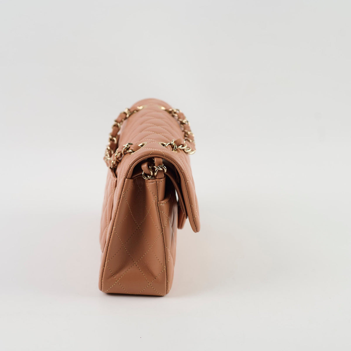 Chanel Small Classic Flap Lambskin Caramel - photo 2