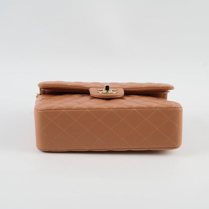 Chanel Small Classic Flap Lambskin Caramel - photo 4