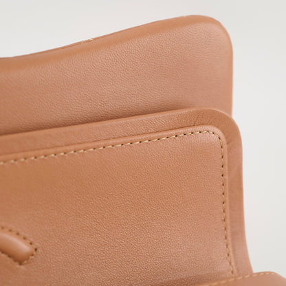 Chanel Small Classic Flap Lambskin Caramel - photo 8