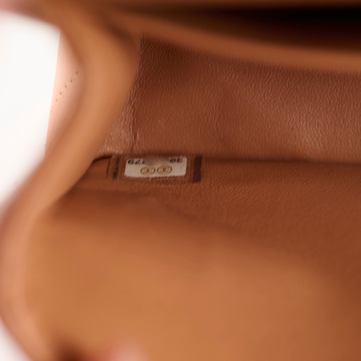 Chanel Small Classic Flap Lambskin Caramel - photo 10