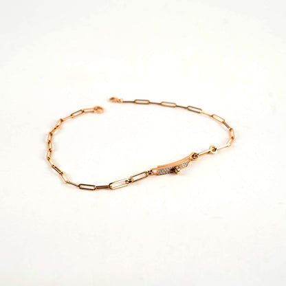 Hermes Kelly Chaine Rose Gold Diamond Choker Double/Bracelet 2025 - photo 2