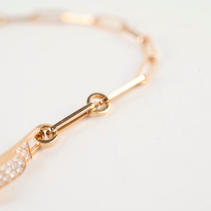 Hermes Kelly Chaine Rose Gold Diamond Choker Double/Bracelet 2025 - photo 8