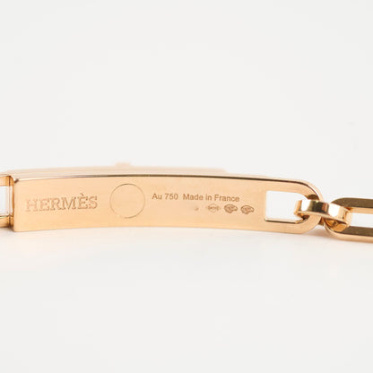 Hermes Kelly Chaine Rose Gold Diamond Choker Double/Bracelet 2025 - photo 12