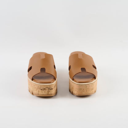 Hermes Eze 30 Sandals Naturel - Size 37 - photo 2