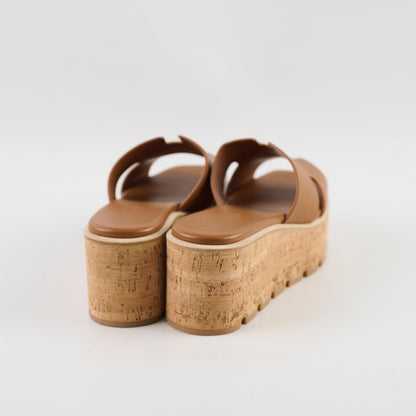 Hermes Eze 30 Sandals Naturel - Size 37 - photo 3
