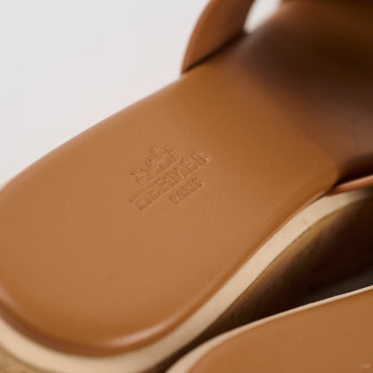 Hermes Eze 30 Sandals Naturel - Size 37 - photo 6
