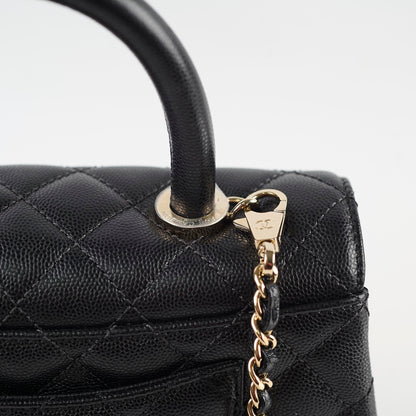 Chanel Coco Handle Small Caviar Black (Microchipped) - photo 5