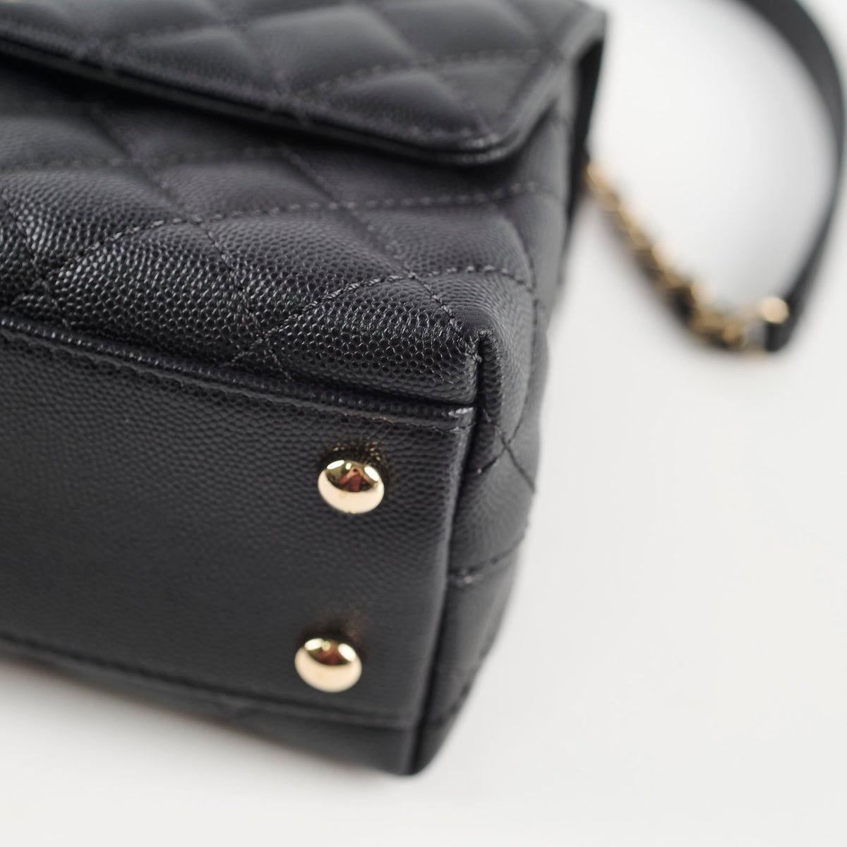 Chanel Coco Handle Small Caviar Black (Microchipped) - photo 12