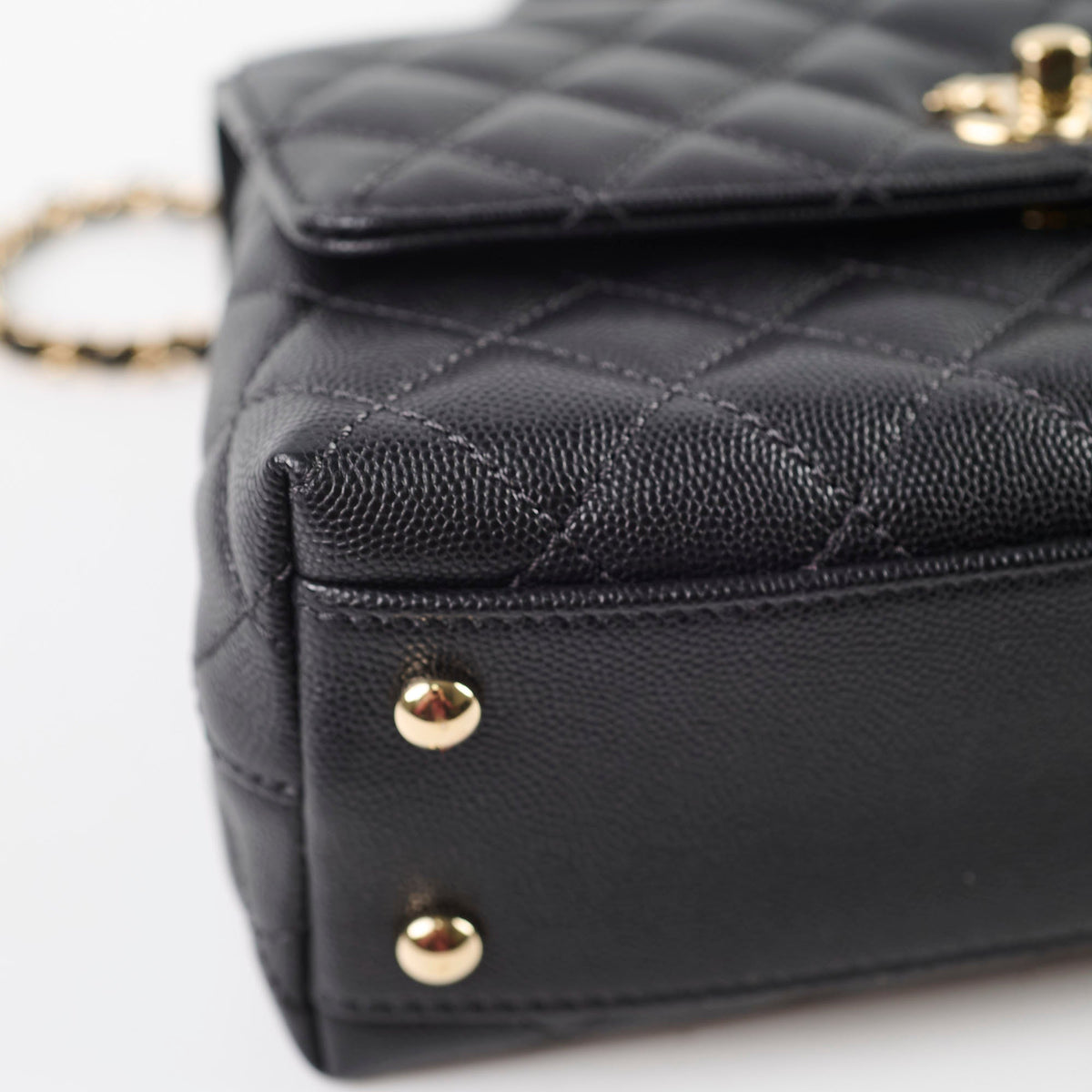Chanel Coco Handle Small Caviar Black (Microchipped) - photo 10